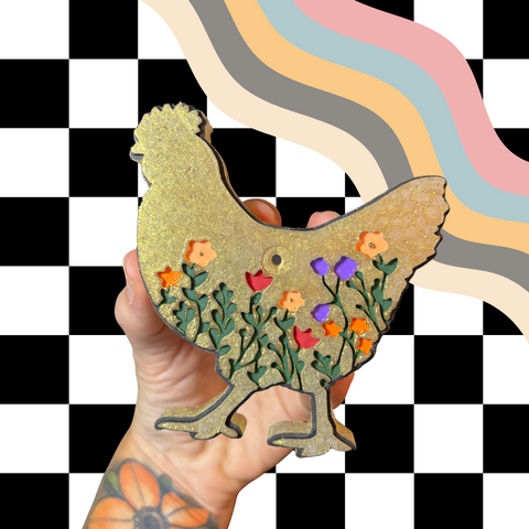 Floral Chicken