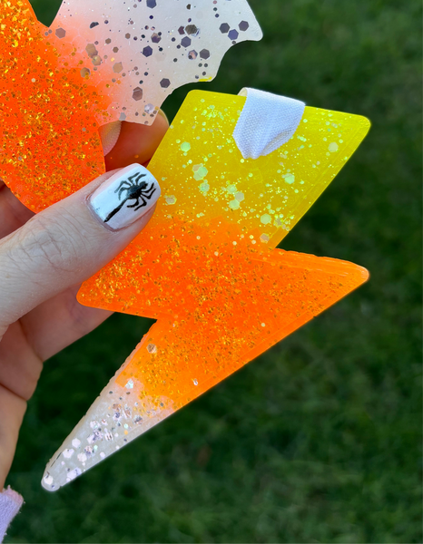 Candy Corn Lightning Bolt