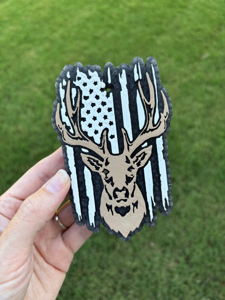 Buck American Flag