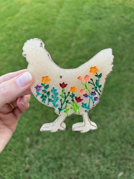 Floral Chicken
