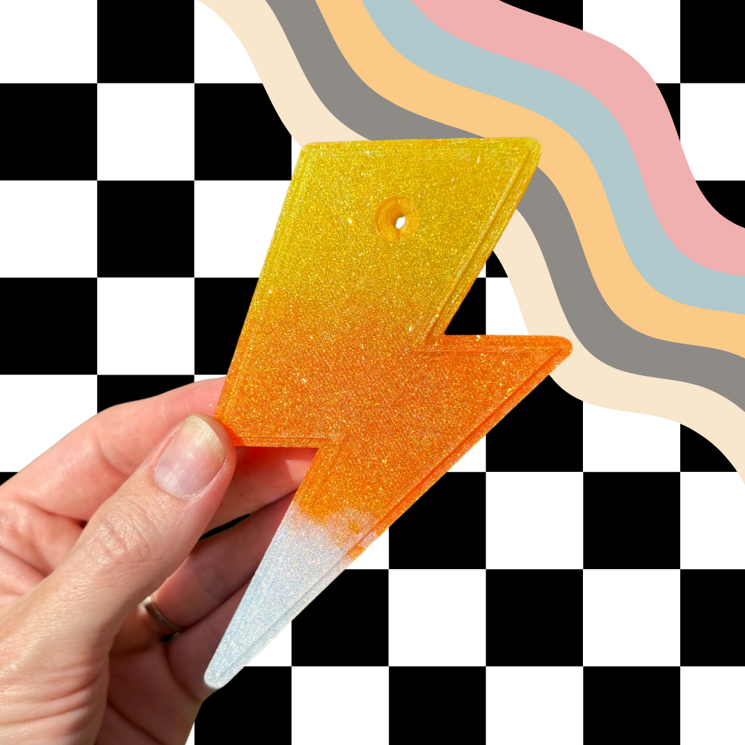 Candy Corn Lightning Bolt