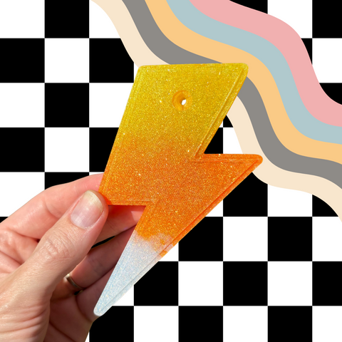 Candy Corn Lightning Bolt