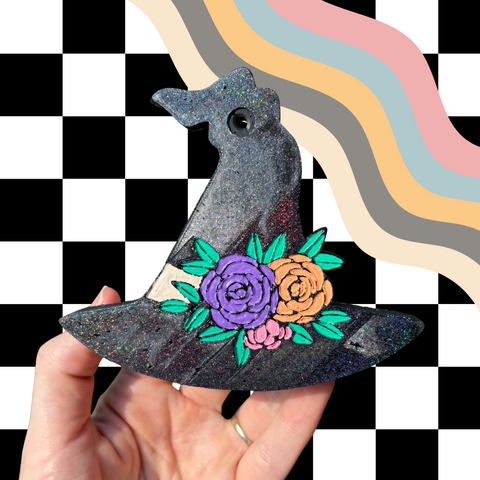 Floral Witch Hat