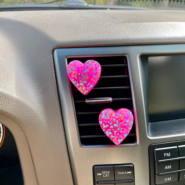 Mini Heart Vent Clips