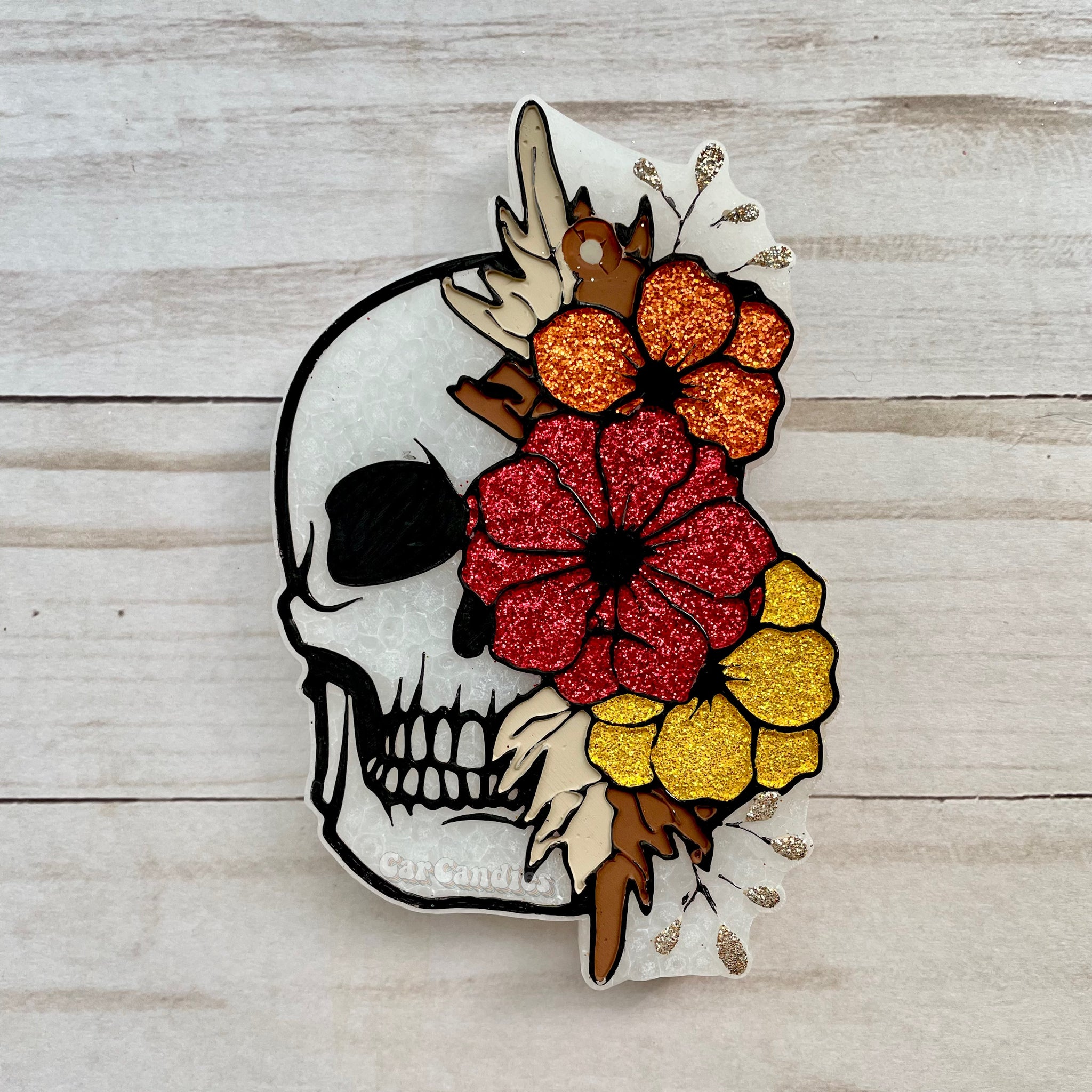 Autumn Floral Skull